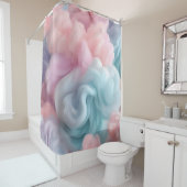 Rideaux De Douche Bonbons de coton Abstrait (En situation)