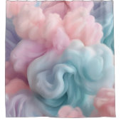 Rideaux De Douche Bonbons de coton Abstrait (Devant)