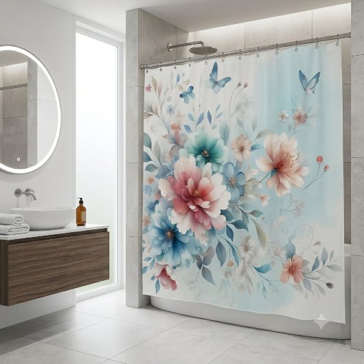 Rideaux De Douche Bonheur Botanique