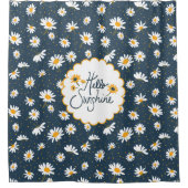 Rideaux De Douche Bonjour Sunshine Classic Yellow Daisy Flowers (Devant)