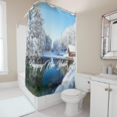 Rideaux De Douche Bonne année (En situation)