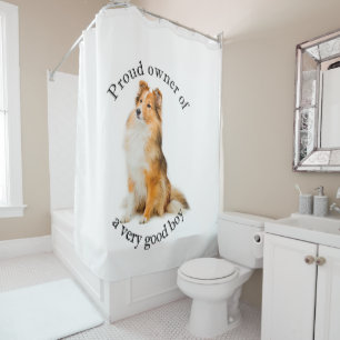 Rideaux De Douche Bonne Sheltie Garçon