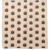 Rideaux De Douche Bonnet de bonbon ou de traitement Cauldron (Devant)