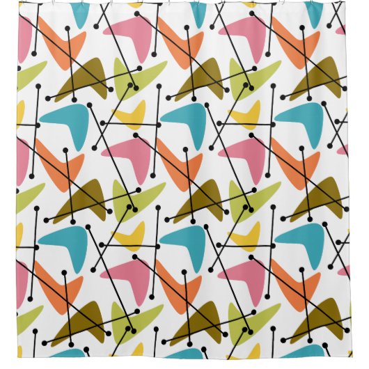 Rideaux De Douche Boomerangs (Devant)