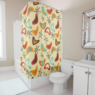 Rideaux De Douche Boomerangs et étoiles