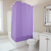 Rideaux De Douche Bosse lilas de couleur solide (En situation)