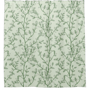 Rideaux De Douche Botanique Décor inspiré par le Motif-Nature