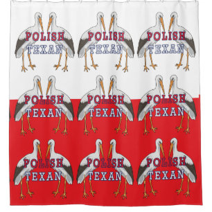 Rideaux De Douche Bouche blanche texane polonaise