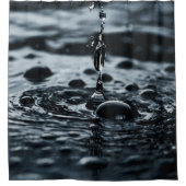 Rideaux De Douche Bouchon d'eau de minuit (Devant)