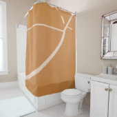 Rideaux De Douche Boucle de basket-ball cool (En situation)