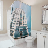 Rideaux De Douche Boucle de basket-ball cool (En situation)
