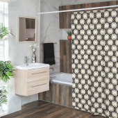 Rideaux De Douche Boucle d'infini monochrome