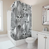 Rideaux De Douche boucliers gothiques bn (En situation)