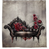 Rideaux De Douche Boudoir Chaise | Canapé-lit victorien d'évanouisse (Devant)