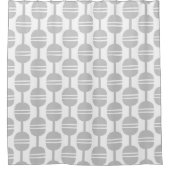 Rideaux De Douche Bouée marine côtière Motif gris (Devant)