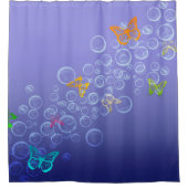 Rideaux De Douche Bouillonne les papillons de n (Devant)