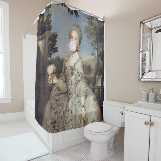 Rideaux De Douche Boule de gomme Diva Luisa de Parma (En situation)
