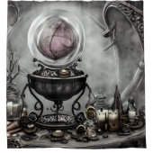 Rideaux De Douche Boule en cristal violet orange et articles de cuis (Devant)