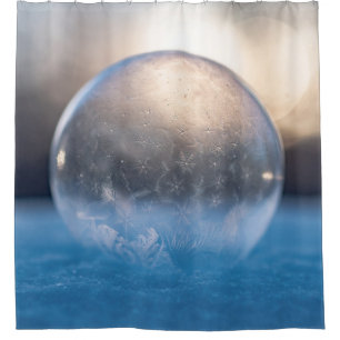 Rideaux De Douche Boule en verre transparent