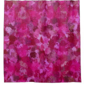 Rideaux De Douche Boules de peinture rose chaud (Devant)