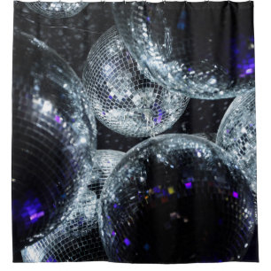 Rideaux De Douche Boules Disco : Atmosphère Fête