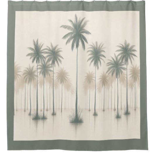 Rideaux De Douche Boulevard Palms (Devant)