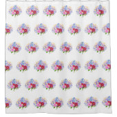 Rideaux De Douche Bouquet de fleurs (Devant)