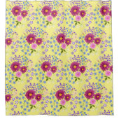 Rideaux De Douche Bouquet de fleurs avec Dahlia (Devant)