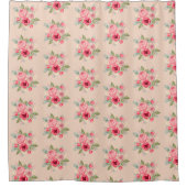 Rideaux De Douche Bouquet de roses peintes (Devant)