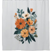 Rideaux De Douche Bouquet des fleurs d'automne (Devant)