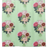 Rideaux De Douche Bouquet floral (Devant)