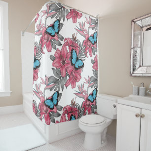 Rideaux De Douche Bouquet tropical