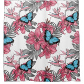Rideaux De Douche Bouquet tropical (Devant)