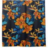 Rideaux De Douche Bouquet tropical (Devant)