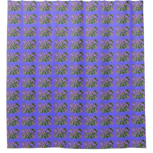 Rideaux De Douche bouquets d'aster violet