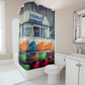 Rideaux De Douche Boutique de bateaux (En situation)