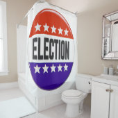 Rideaux De Douche Bouton Élection (En situation)