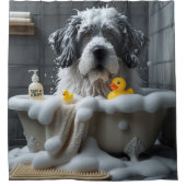 Rideaux De Douche Bouvier Des Flandres Sleepy Migny Drôle (Devant)