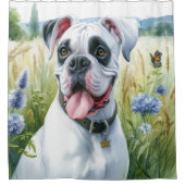 Rideaux De Douche Boxer Chien Beauté (Devant)