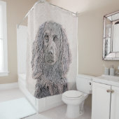 Rideaux De Douche Boykin Peinture Espagnole - Cute Original Chien Ar (En situation)