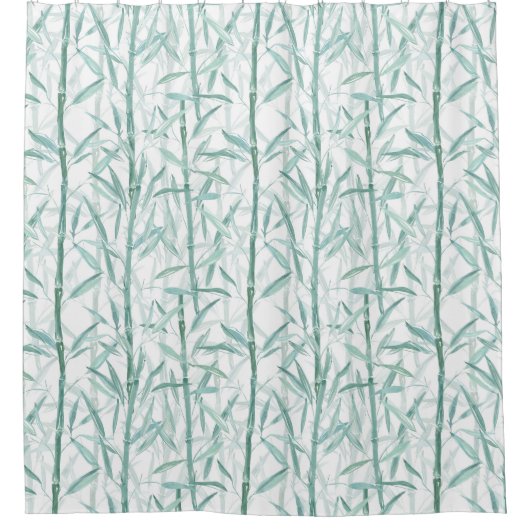 Rideaux De Douche Branches de bambou. (Devant)