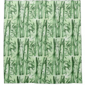 Rideaux De Douche Branches de bambou. (Devant)