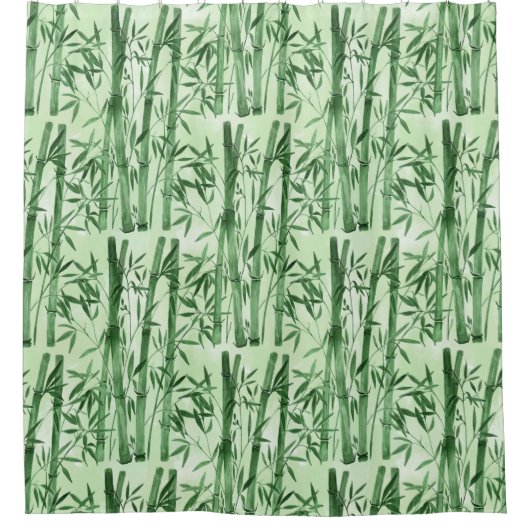 Rideaux De Douche Branches de bambou. (Devant)