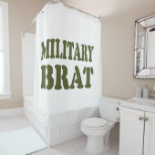 RIDEAUX DE DOUCHE BRAT MILITAIRE (En situation)