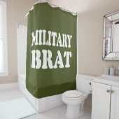 RIDEAUX DE DOUCHE BRAT MILITAIRE (En situation)