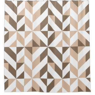 Rideaux De Douche Brevet de Brown Beige