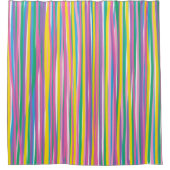 Rideaux De Douche Bright Vertical Summer Stripes (Devant)