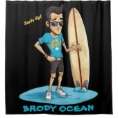 Rideaux De Douche Brody Ocean (Devant)