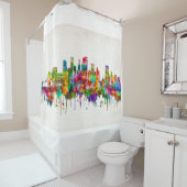 Rideaux De Douche Brooklyn New York Skyline (En situation)