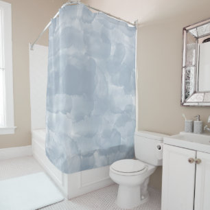 Rideaux De Douche Brosse moderne couleur bleu foncé